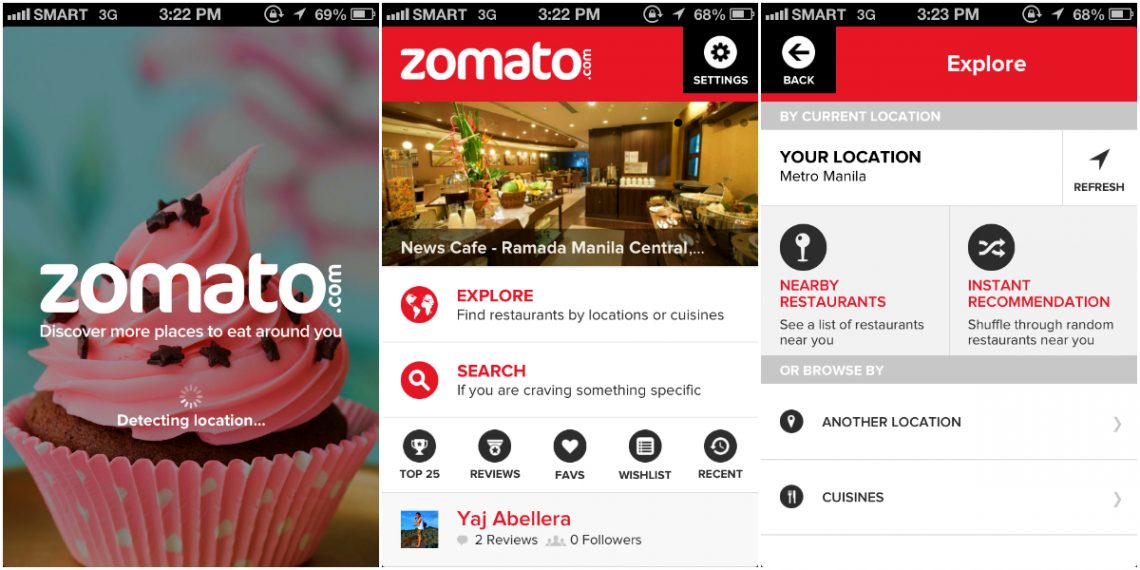 Zomato AppFind Food Based on InDepth Reviews of the Menu