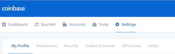 Coinbase Linked Accounts