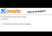 Omegle Server Connection Error Review
