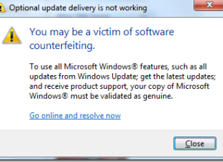 Fix You may be a victim of software counterfeiting You may be a victim of software counterfeiting