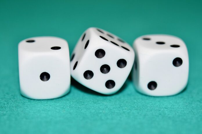 Games Dice, Of, Cube, Statistics, Color Black And White
