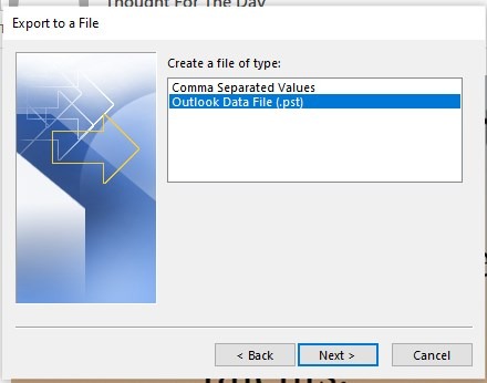 Export OST to PST