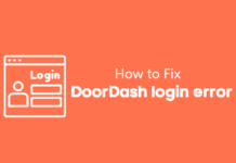 How to Fix DoorDash login error DoorDash Login Error