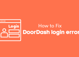 How to Fix DoorDash login error DoorDash Login Error