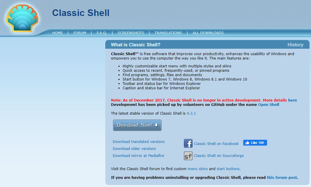 classicshell