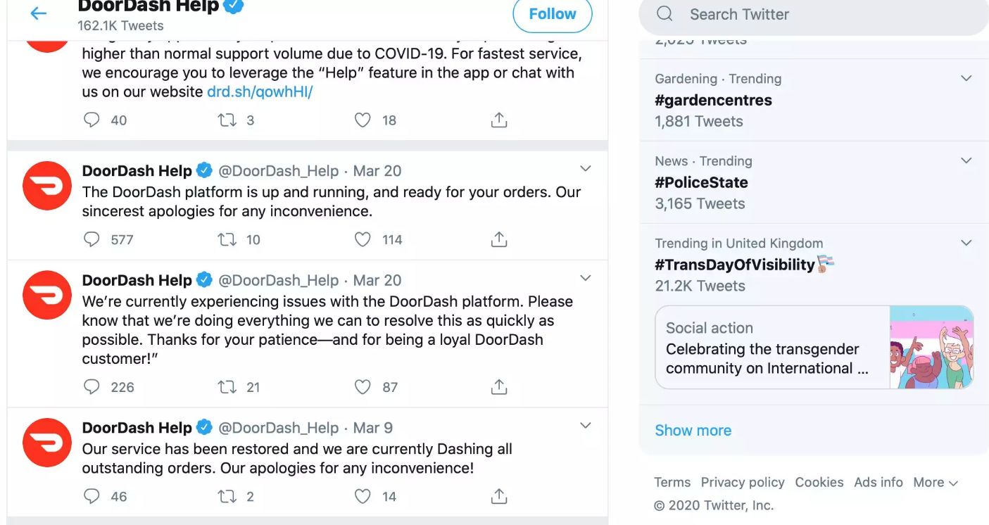 doordash twitter doordash twitter
