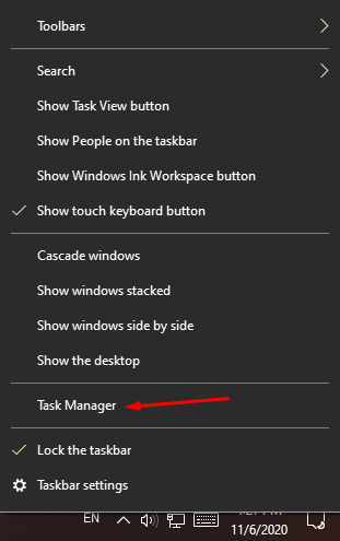 task manager