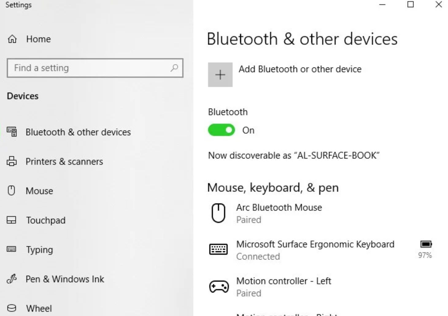 Add Bluetooth or other devices