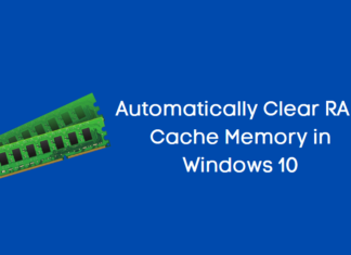 How to Automatically Clear RAM Cache Memory in Windows 10 Automatically Clear RAM Cache Memory in Windows 10