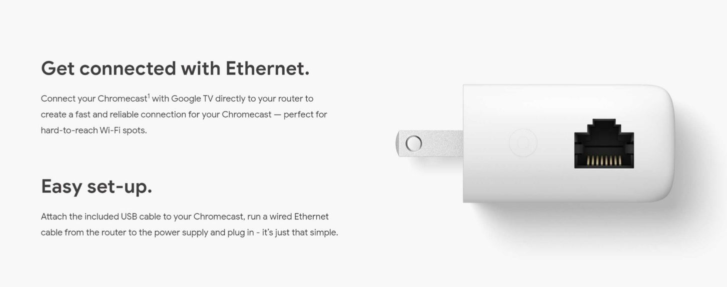 use ethernet connection chromecast use ethernet connection chromecast