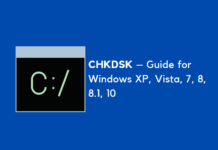 CHKDSK – Guide for Windows XP, Vista, 7, 8, 8.1, 10 CHKDSK Guide