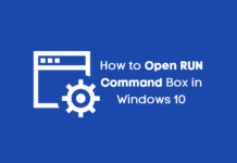 How to Open RUN Command Box in Windows 10 How to Open RUN Command Box in Windows 10
