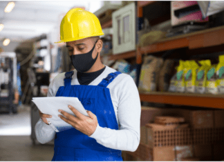 Push Cameras V.S Sewer Cameras: Is There A Difference? an image of construction worker finding supplies