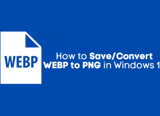 How to Save/Convert WEBP to PNG in Windows 10 Convert WEBP to PNG in Windows 10