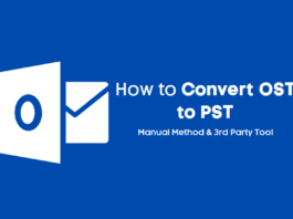 How to Convert OST to PST (Using Manual Method & 3rd Party Tools) Convert OST to PST