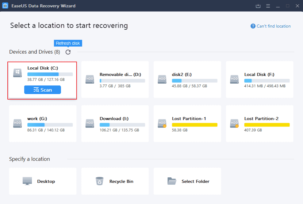 EaseUS Data Recovery