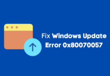 Fix Windows Update Error 0x80070057 Fix Windows Update Error 0x80070057