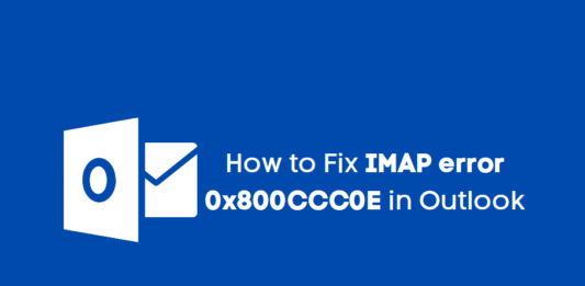 How to Fix IMAP error 0x800CCC0E in Outlook IMAP error 0x800CCC0E in Outlook