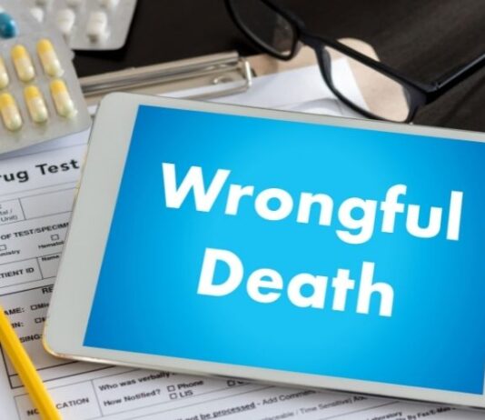 What is considered a wrongful death in Everett, Washington?