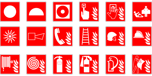 symbols, emergency, fire