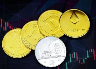 Best places to buy cryptocurrencies! gold round coins on purple surface