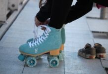 Key Features Of Roller Skating Shoes blue-and-white roller skates