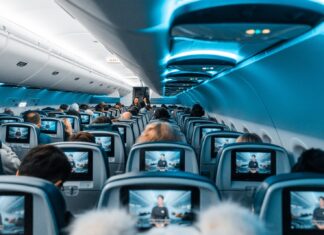The Everlasting Comfort Memory Foam Travel Pillow: How to Make the Most of Any Trip people in airplane during daytime