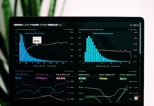 What is a Cloud Migration Strategy and How to Create It for Your Business? graphs of performance analytics on a laptop screen