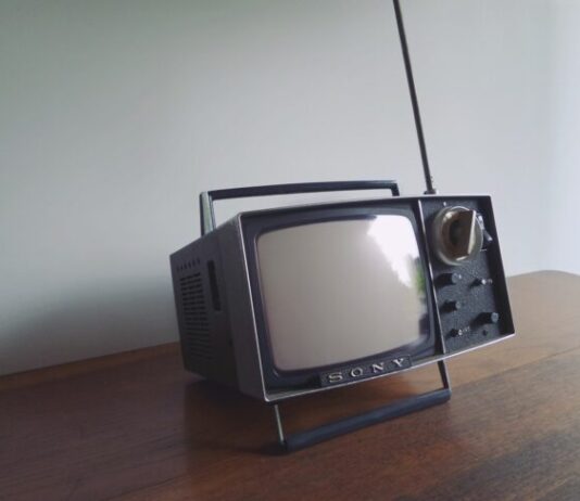 Live TV Events That Stopped People in Their Tracks gray and black Sony portable mini television