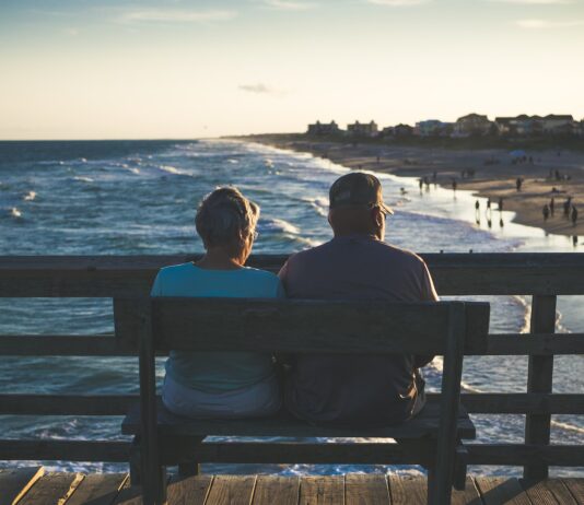 Retirement Plan 101: Getting Ready to Retire man and woman sitting on bench in front of beach