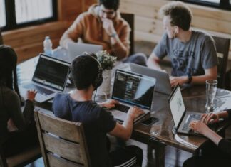 Best Tech Start-Up Ideas group of people using laptop computer