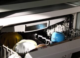 Are Pots Dishwasher Safe: 3 Ways to Wash Your Cookware blue and white cooking pot on stove