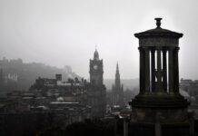 The Scottish Peerage – All about the lords Kostenlos Calton Hill Stock-Foto