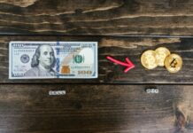 Powell’s Testimony – Is the US Dollar Subdued? What Should Forex Traders Expect? Dollar Bill and Gold Round Coins on Brown Wooden Surface