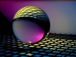 The Data Security Risks of AI Chatbots blue and black ball on blue and white checkered textile