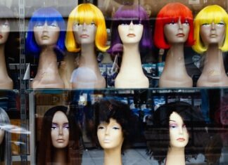 If Getting a Wig Is an Absolute Requirement for Us – Curlyme a bunch of wigs that are on display