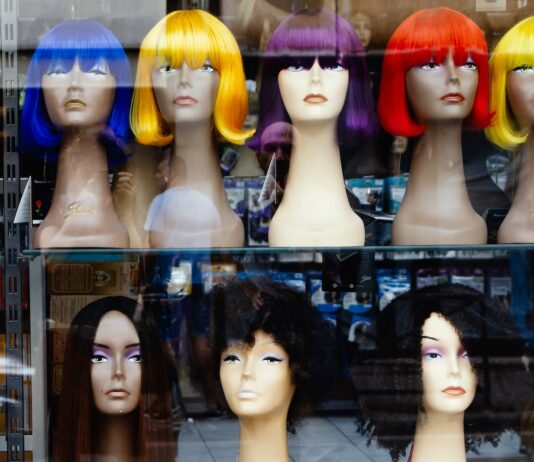 If Getting a Wig Is an Absolute Requirement for Us – Curlyme a bunch of wigs that are on display