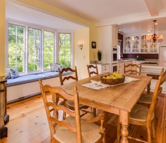 Kitchen Design – 5 Expert Tips for Kitchen Planning and Design rectangular brown wooden table with chairs set