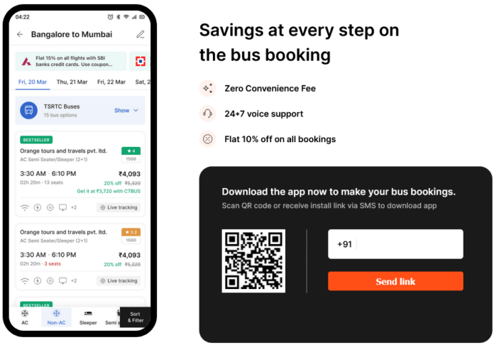 Online bus booking