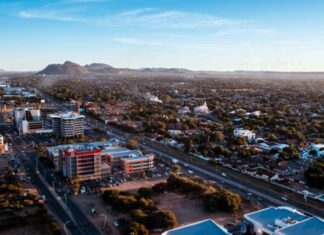 Bitcoin Trading System Impacts on the Businesses of Botswana aerial view of city buildings during daytime