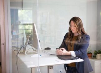 Easy Self-Employment Ideas: 5 Profitable Options to Explore woman in black leather jacket using macbook air
