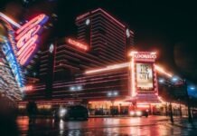 A Fascinating Exploration of Games of Chance lighted buildings at night