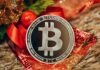 Home to Exceptional Bitcoin Gaming: What Sets Us Apart a bitcoin coin sitting on top of a red ribbon