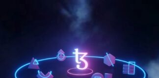 The Role of GPUs in Blockchain Technology: Leveraging Colocation Services a blue neon clock with the number three on it