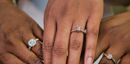 The Latest Trends in Engagement Rings: From Classic Elegance to Modern Innovations person wearing silver diamond ring