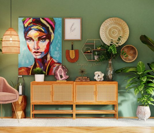 Everything You Need To Know About Layering Textures In Your Home woman in red and white hijab sitting on brown wooden chair