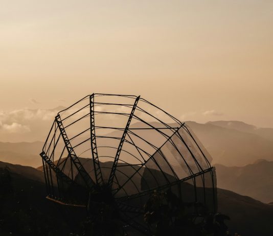 How Do Radio Waves Transmit Data? silhouette of mountain during sunset