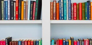 Recommended Reading List on Historical Disputes Shaping Japan–Korea Relations Bookshelves filled with historical books, illustrating a recommended reading list on disputes shaping Japan–Korea relations